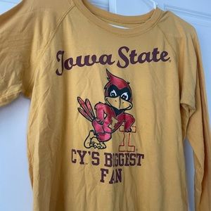 Iowa State cyclones, women’s long sleeve t-shirt, T university brand